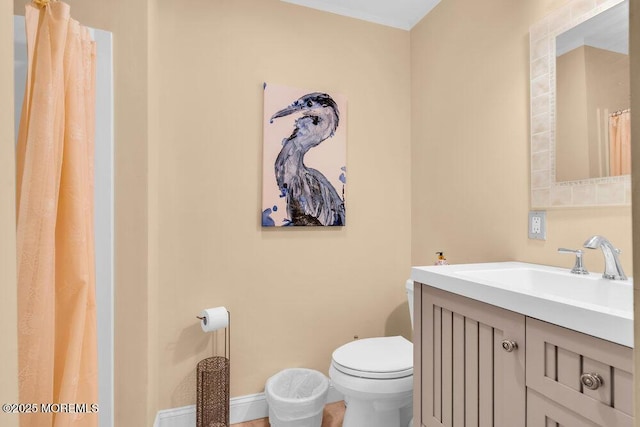 102 W Colony Rd, Lavallette, NJ 08735 - full bath featuring vanity and a shower with shower curtain