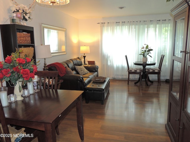 455A Chesterfield Ct, Manchester, NJ 08759 - living room with healthy amount of natural light and wood finished floors