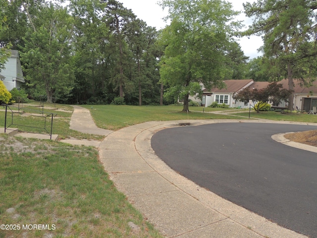 455A Chesterfield Ct, Manchester, NJ 08759 - view of asphalt road with sidewalks and curbs