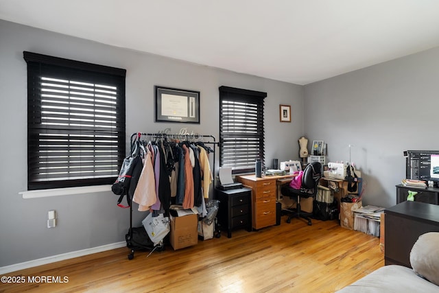 103 Village Green Way, Hazlet, NJ 07730 - office area with light wood-style flooring and healthy amount of natural light