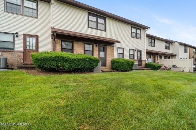 103 Village Green Way, Hazlet, NJ 07730 - view of property with a front lawn and brick siding