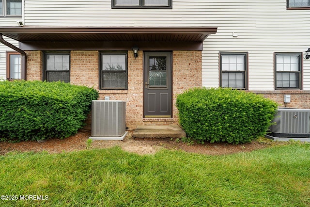 103 Village Green Way, Hazlet, NJ 07730 - property entrance featuring brick siding