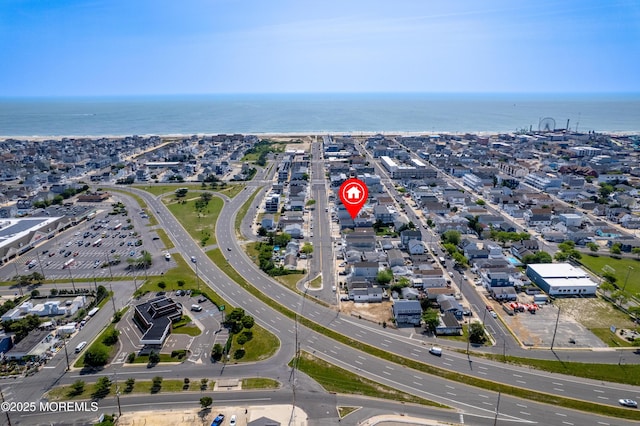 241 Hiering Ave, Seaside Heights, NJ 08751 - aerial view of property's location with a large body of water and a highway