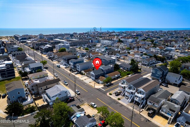 241 Hiering Ave, Seaside Heights, NJ 08751 - drone / aerial view of a large body of water
