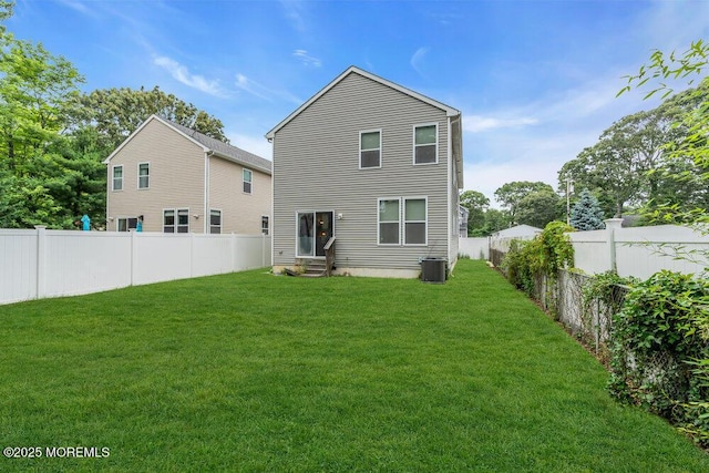 626 Anthony Ave, Toms River, NJ 08753 - back of house featuring entry steps and a fenced backyard