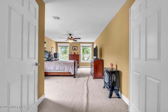 626 Anthony Ave, Toms River, NJ 08753 - carpeted bedroom with baseboards and a ceiling fan