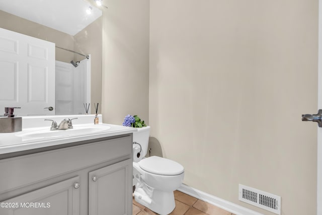 10 Ignatius Dr, Manchester, NJ 08759 - bathroom featuring tile patterned flooring, vanity, and a shower
