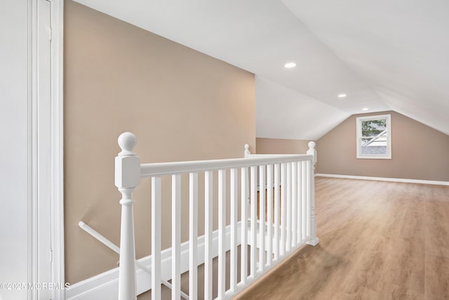 30 Stuyvesant Rd, Brick, NJ 08723 - additional living space with vaulted ceiling, wood finished floors, and recessed lighting