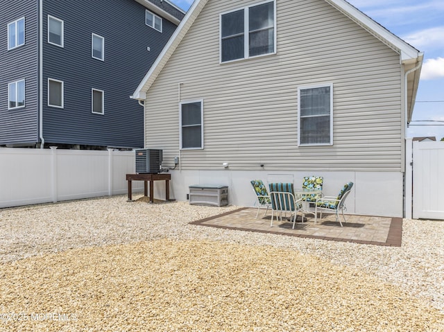 21 Seabreeze Rd, Toms River, NJ 08753 - rear view of property featuring a patio area and a fenced backyard