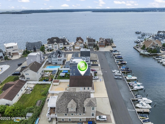 21 Seabreeze Rd, Toms River, NJ 08753 - bird's eye view of a large body of water and a pool