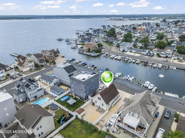 21 Seabreeze Rd, Toms River, NJ 08753 - aerial perspective of suburban area with a large body of water