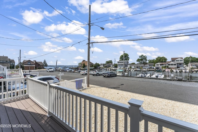 21 Seabreeze Rd, Toms River, NJ 08753 - deck featuring a water view