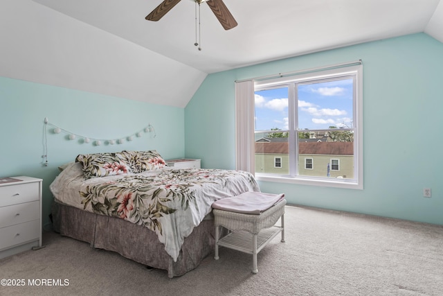 21 Seabreeze Rd, Toms River, NJ 08753 - carpeted bedroom featuring lofted ceiling and ceiling fan