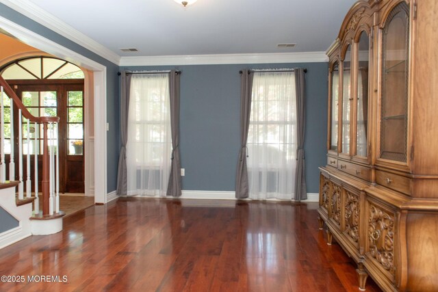 223 Kelly Lynn Ln, Brick, NJ 08724 - foyer with plenty of natural light, stairway, and wood finished floors