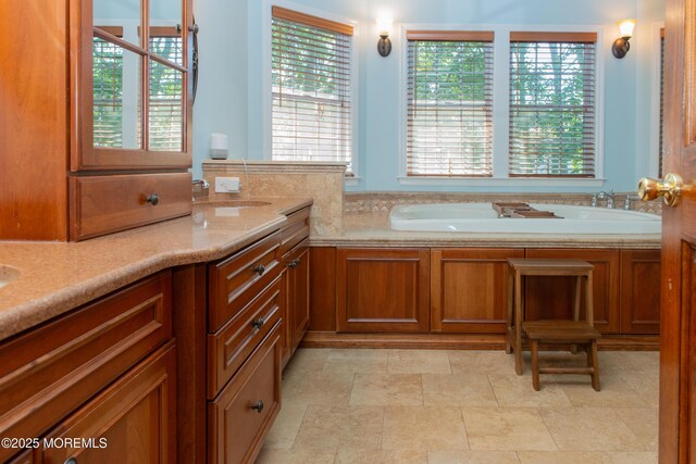 223 Kelly Lynn Ln, Brick, NJ 08724 - full bathroom featuring a bath and a sink