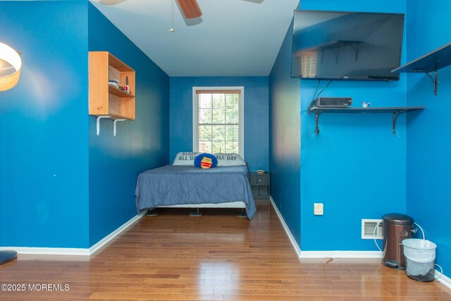 223 Kelly Lynn Ln, Brick, NJ 08724 - bedroom featuring wood finished floors and a ceiling fan