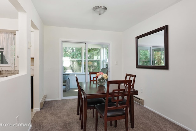 100 Courtshire Dr, Brick, NJ 08723 - dining room with carpet floors and baseboard heating
