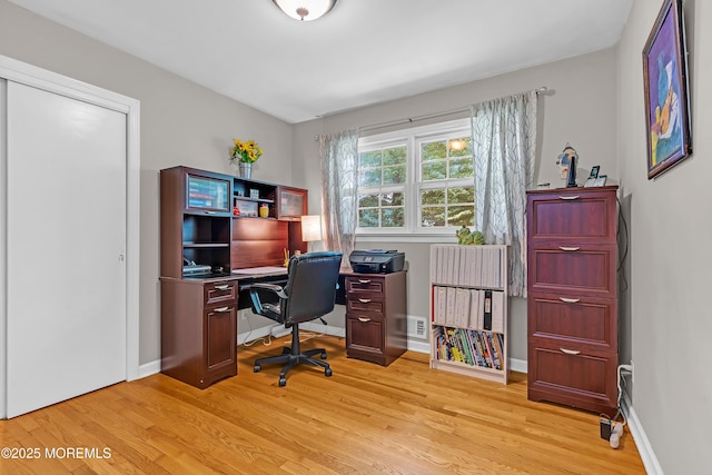 384 Gerry Rd, North Brunswick, NJ 08902 - office with light wood-style flooring and baseboards