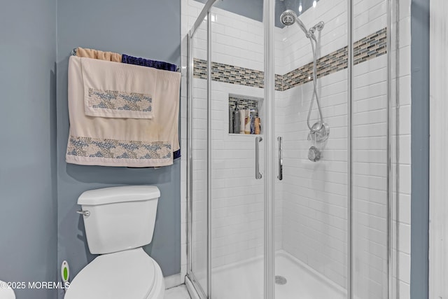 384 Gerry Rd, North Brunswick, NJ 08902 - full bathroom featuring toilet and a shower stall