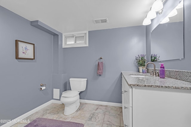 384 Gerry Rd, North Brunswick, NJ 08902 - bathroom featuring vanity and marble finish flooring