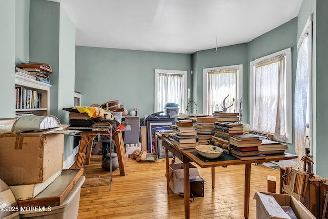 300 Atkins Ave, Neptune Township, NJ 07753 - dining area featuring light wood finished floors