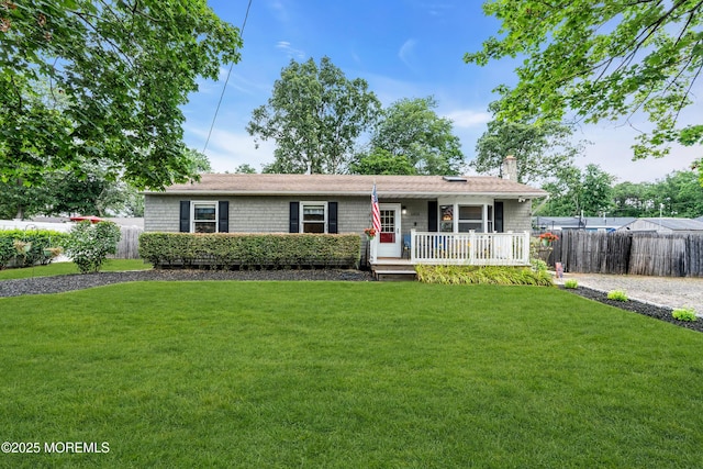 1425 Birmingham Ave, Toms River, NJ 08757 - ranch-style house with a chimney