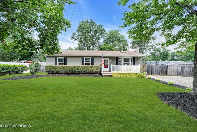 1425 Birmingham Ave, Toms River, NJ 08757 - ranch-style home with a chimney