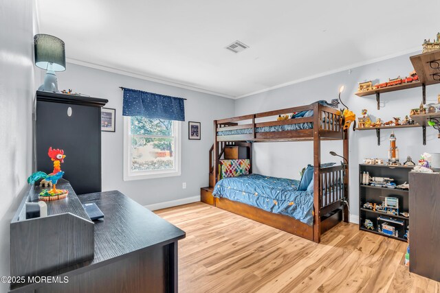 1425 Birmingham Ave, Toms River, NJ 08757 - bedroom with wood finished floors and ornamental molding