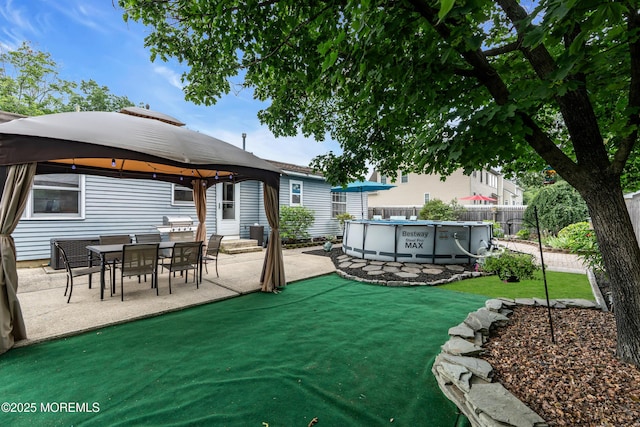 1425 Birmingham Ave, Toms River, NJ 08757 - view of yard with a gazebo and a patio