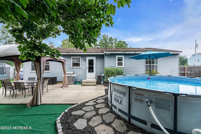 1425 Birmingham Ave, Toms River, NJ 08757 - view of pool with a patio and a gazebo