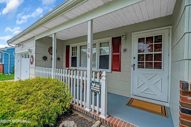 106 Northumberland Dr, Toms River, NJ 08757 - entrance to property with covered porch and an attached garage