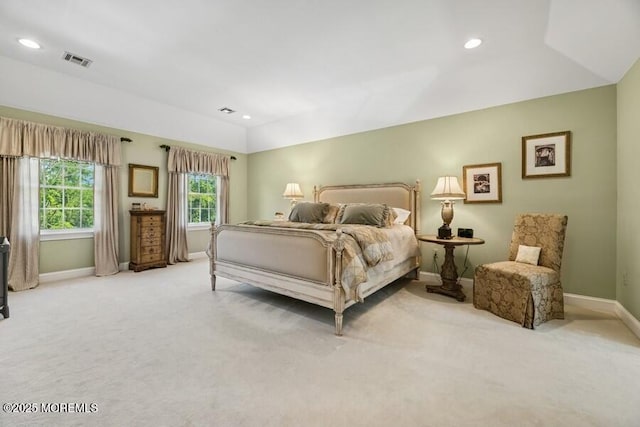 9 Wide Horizons Dr, Colts Neck, NJ 07722 - bedroom featuring carpet, recessed lighting, and lofted ceiling