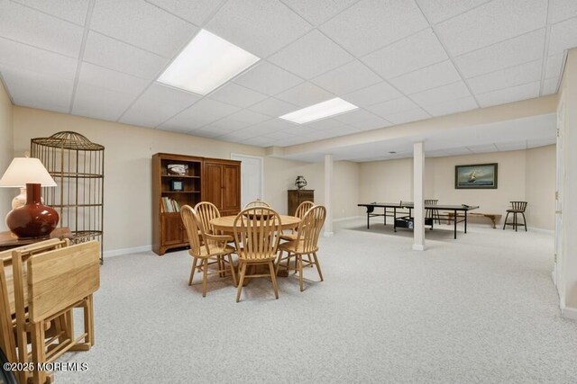 9 Wide Horizons Dr, Colts Neck, NJ 07722 - carpeted dining room featuring baseboards