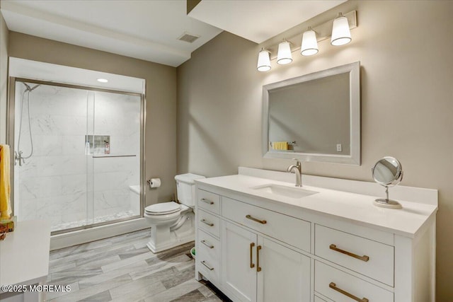 7 Rancho Polo, Colts Neck, NJ 07722 - full bath featuring a marble finish shower and vanity