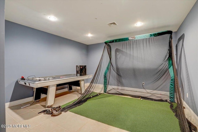 7 Rancho Polo, Colts Neck, NJ 07722 - rec room with recessed lighting and tile patterned floors