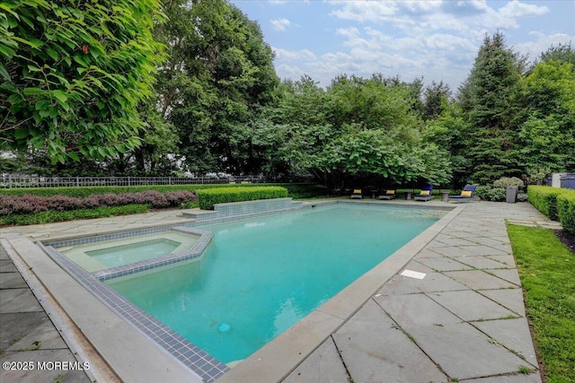 7 Rancho Polo, Colts Neck, NJ 07722 - view of pool with a patio area and a pool with connected hot tub