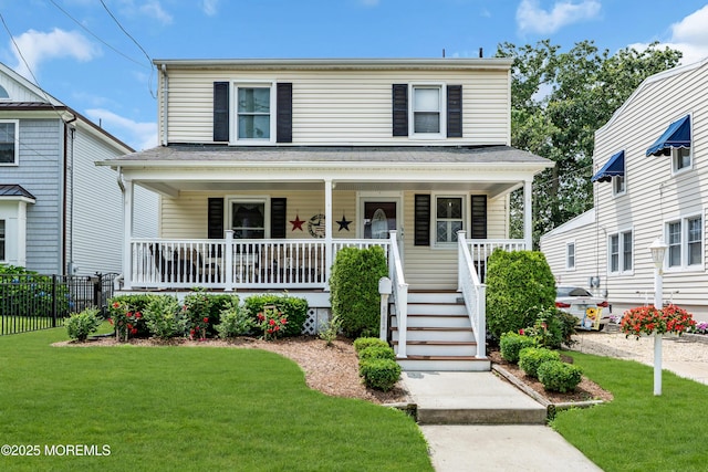 502 Corlies Ave, West Allenhurst, NJ 07711 - view of front of home featuring covered porch