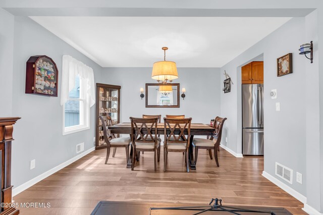 502 Corlies Ave, West Allenhurst, NJ 07711 - dining room with wood finished floors and baseboards
