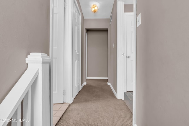 502 Corlies Ave, West Allenhurst, NJ 07711 - hallway with light carpet and baseboards