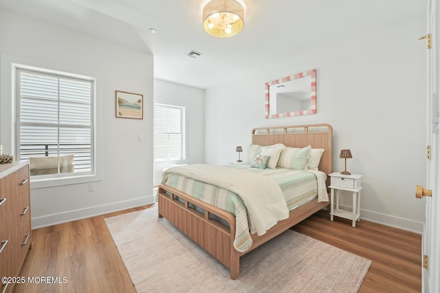 33 Hamilton Ave Unit 7, Seaside Heights, NJ 08751 - bedroom featuring light wood-type flooring and baseboards