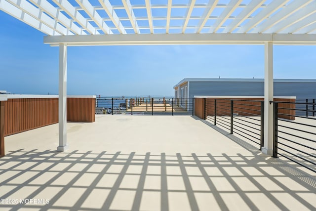 33 Hamilton Ave Unit 7, Seaside Heights, NJ 08751 - view of patio / terrace with a water view