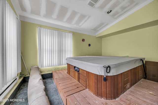 3 Carlo Dr, Keansburg, NJ 07734 - game room featuring vaulted ceiling