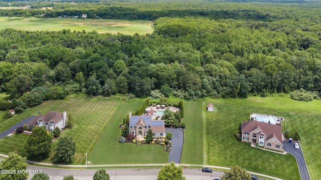 32 Langeveld Dr, Freehold, NJ 07728 - aerial view of a heavily wooded area