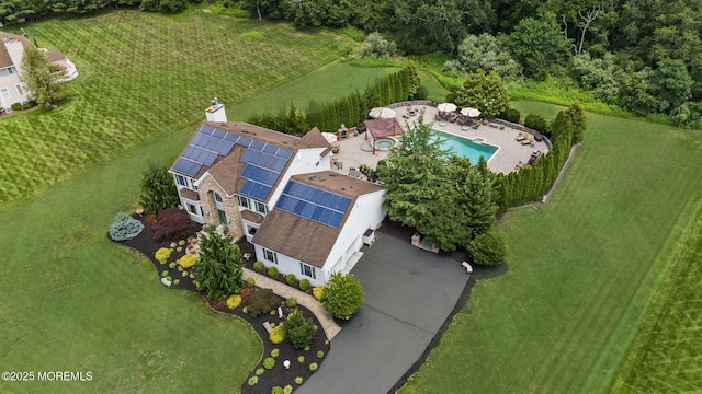 32 Langeveld Dr, Freehold, NJ 07728 - drone / aerial view of a pool