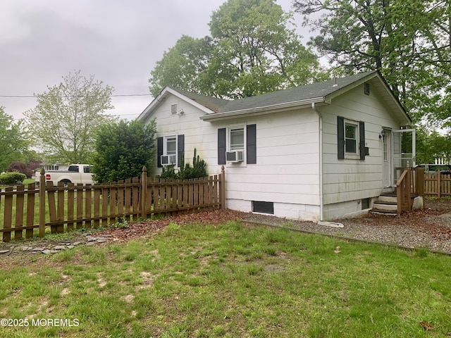 97 Vine St, Bayville, NJ 08721 - back of property featuring cooling unit, a deck, and a shingled roof