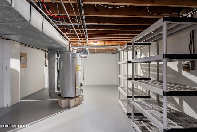 12 Linda Ln, Tinton Falls, NJ 07724 - unfinished basement featuring gas water heater