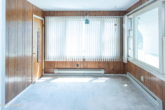 30 Sherwood Ln, Toms River, NJ 08757 - unfurnished sunroom with a baseboard radiator