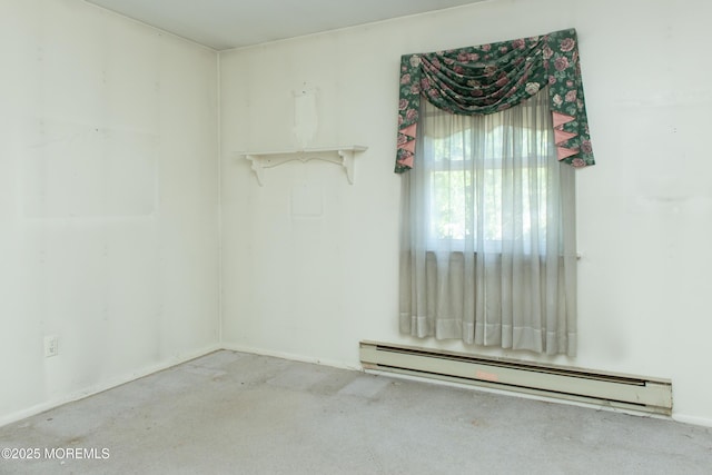 30 Sherwood Ln, Toms River, NJ 08757 - carpeted spare room with a baseboard heating unit