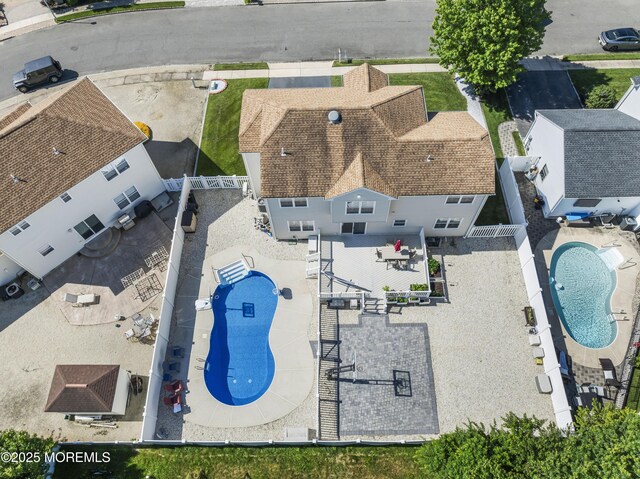 734 S River Dr, Forked River, NJ 08731 - aerial view of a pool area
