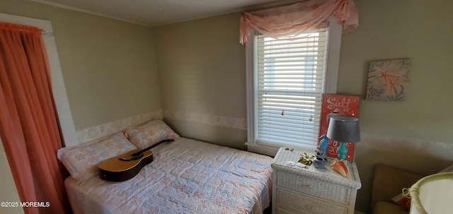 412 Park Place Ave, Bradley Beach, NJ 07720 - bedroom featuring crown molding